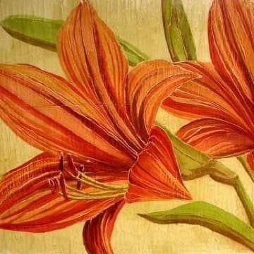 Russett Lilies by Roberta Ahrens 
