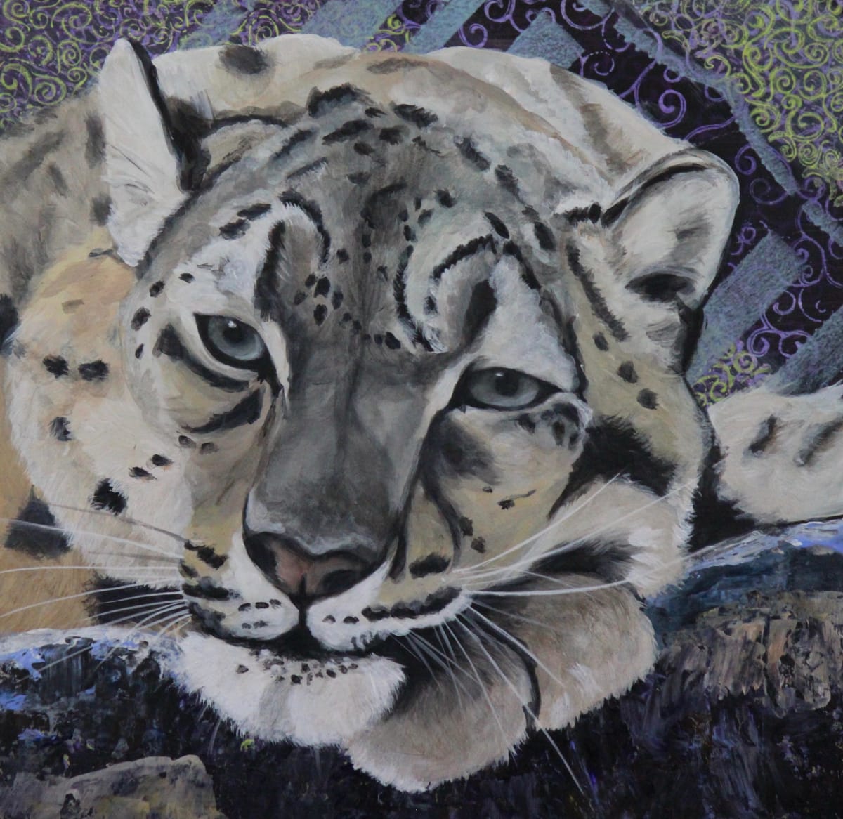 Day 42 - Snow Leopard by Lorelle Carr, Image 1.