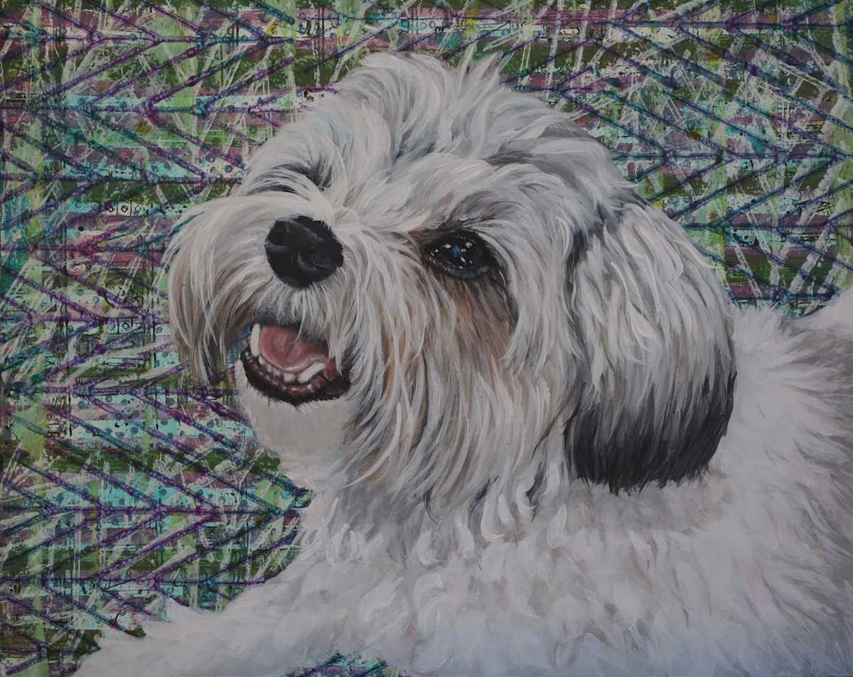 Milo by Lorelle Carr  Image: Milo-Pet portrait-commission