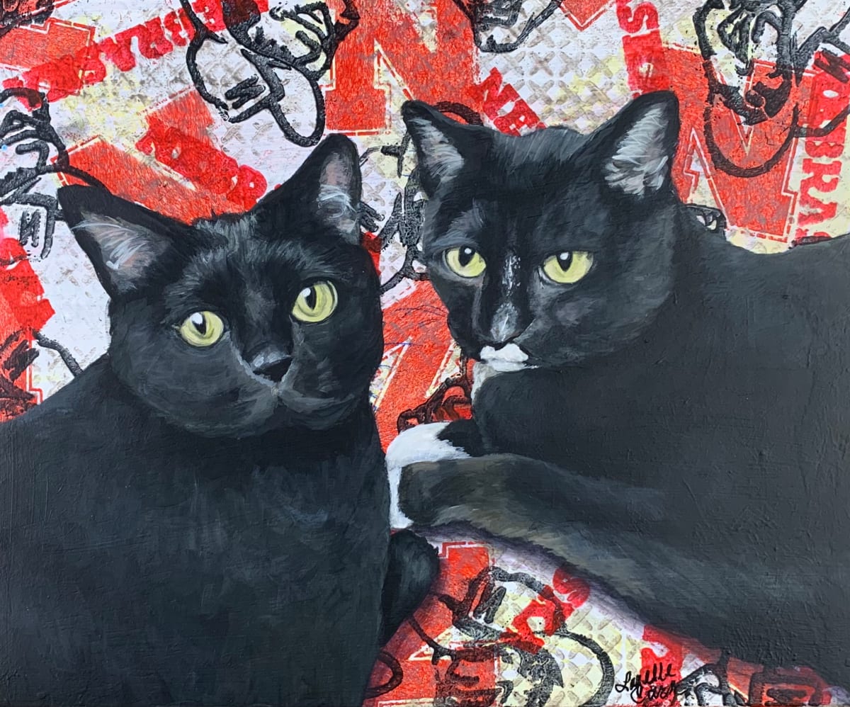 Husker Kitties by Lorelle Carr 
