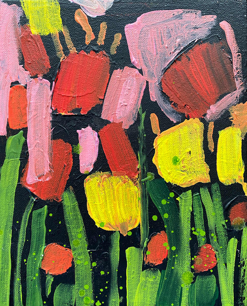Fresh Blooms 21 by Sheryl Siddiqui Art, Image 1.
