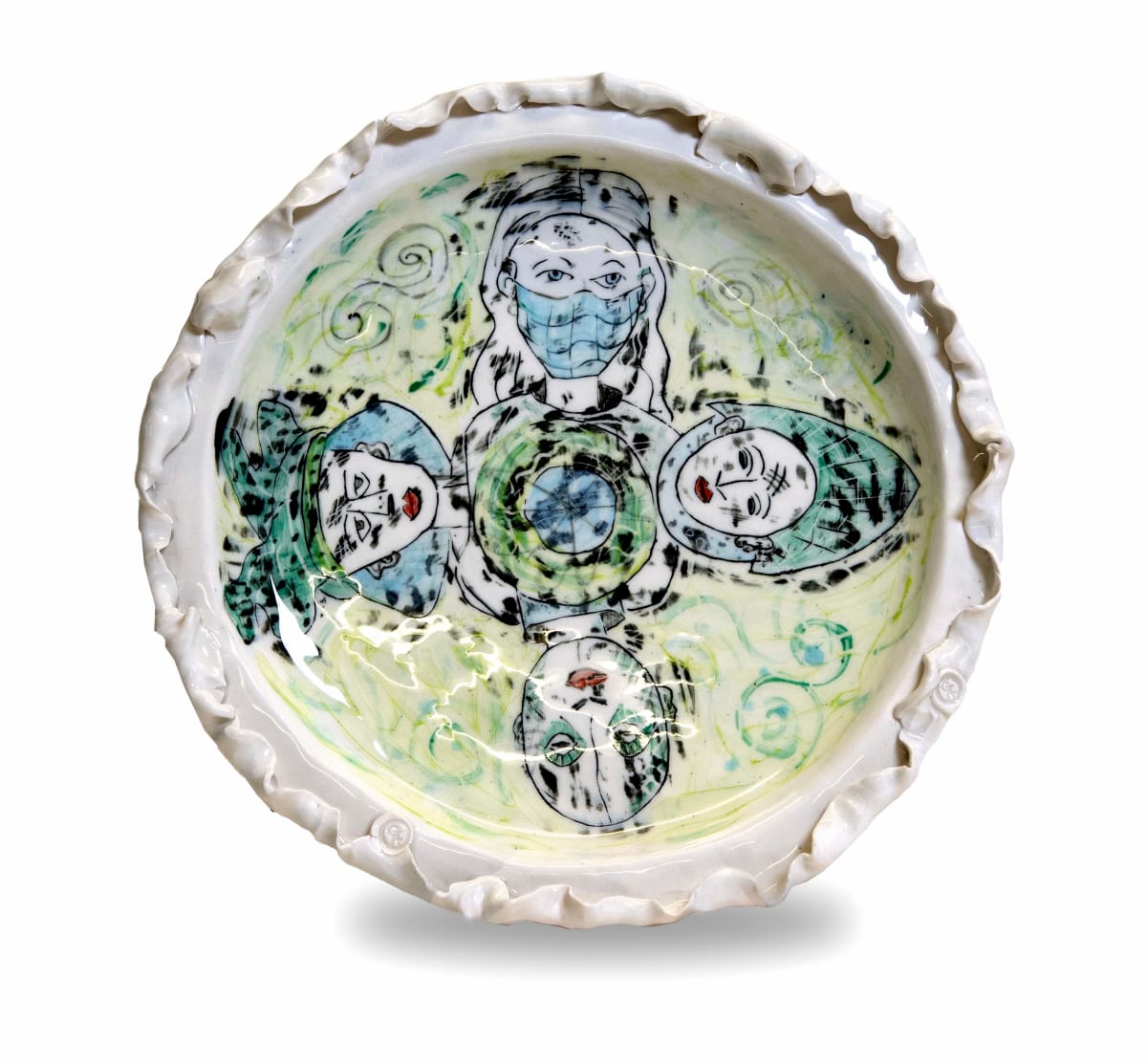 Mask plates by Gail Altschuler, Image 2.