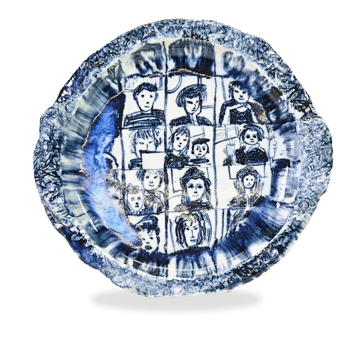 Zoom Plate Blue by Gail Altschuler, Image 5.