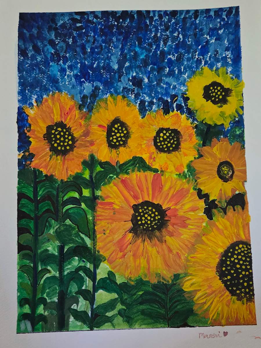 Sunlit Bloom by Mittal Sompura 