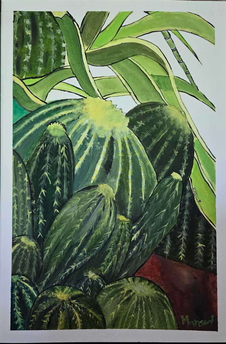 Cactus Reverie by Mittal Sompura 
