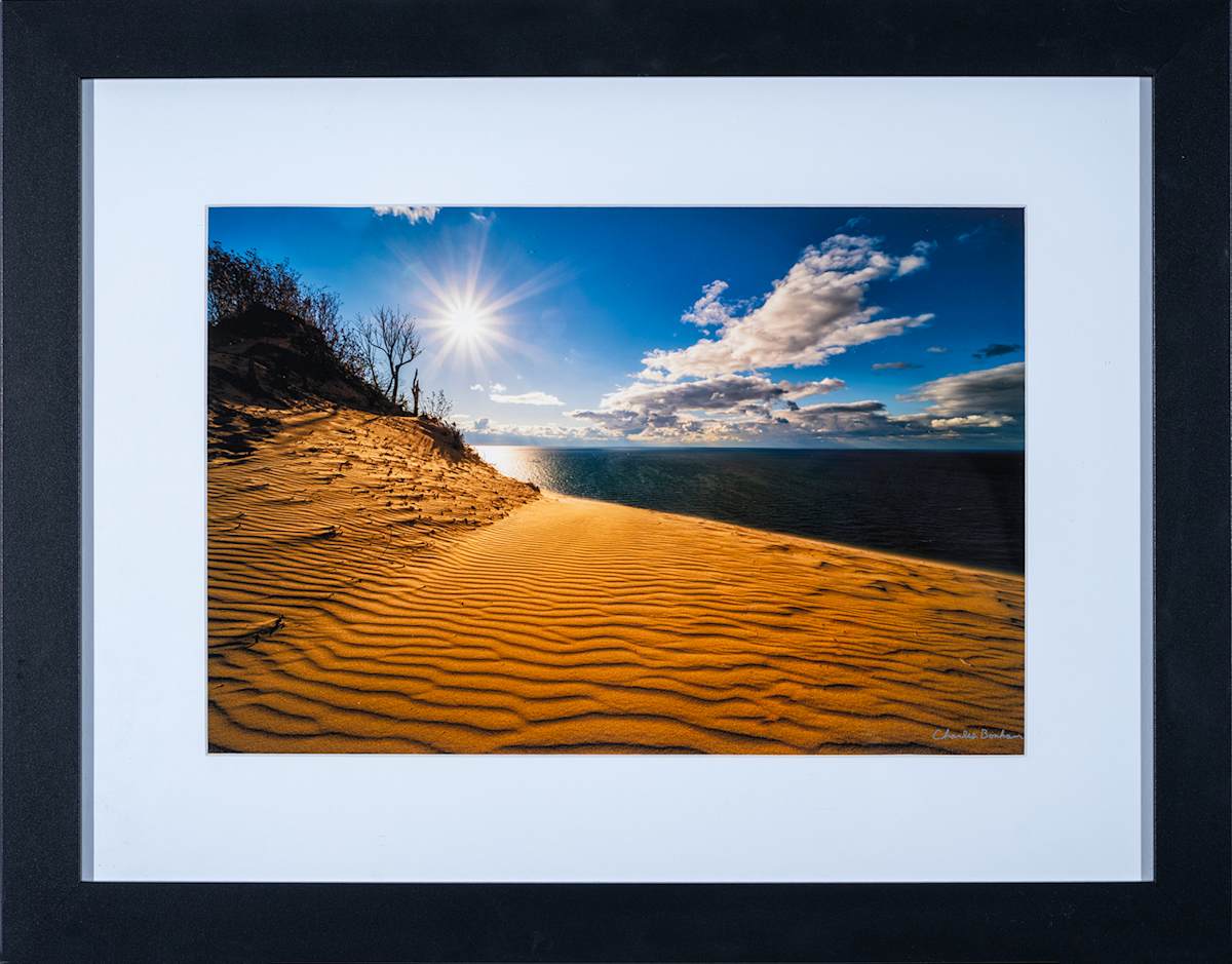 Sleeping Bear Lake MI Overlook by Charles Bonham 