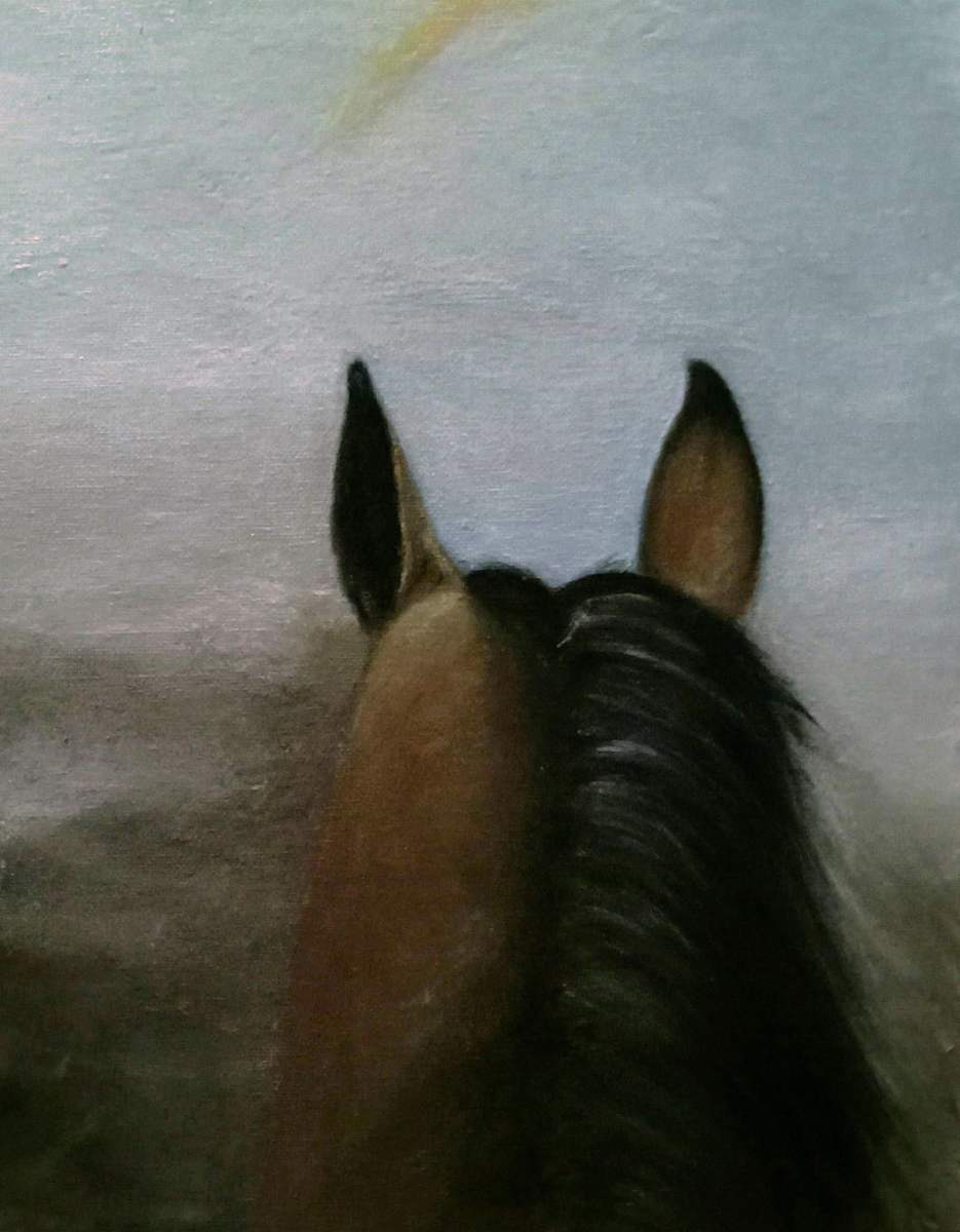Buckskin in the Mist by Annette Israel, Image 1.