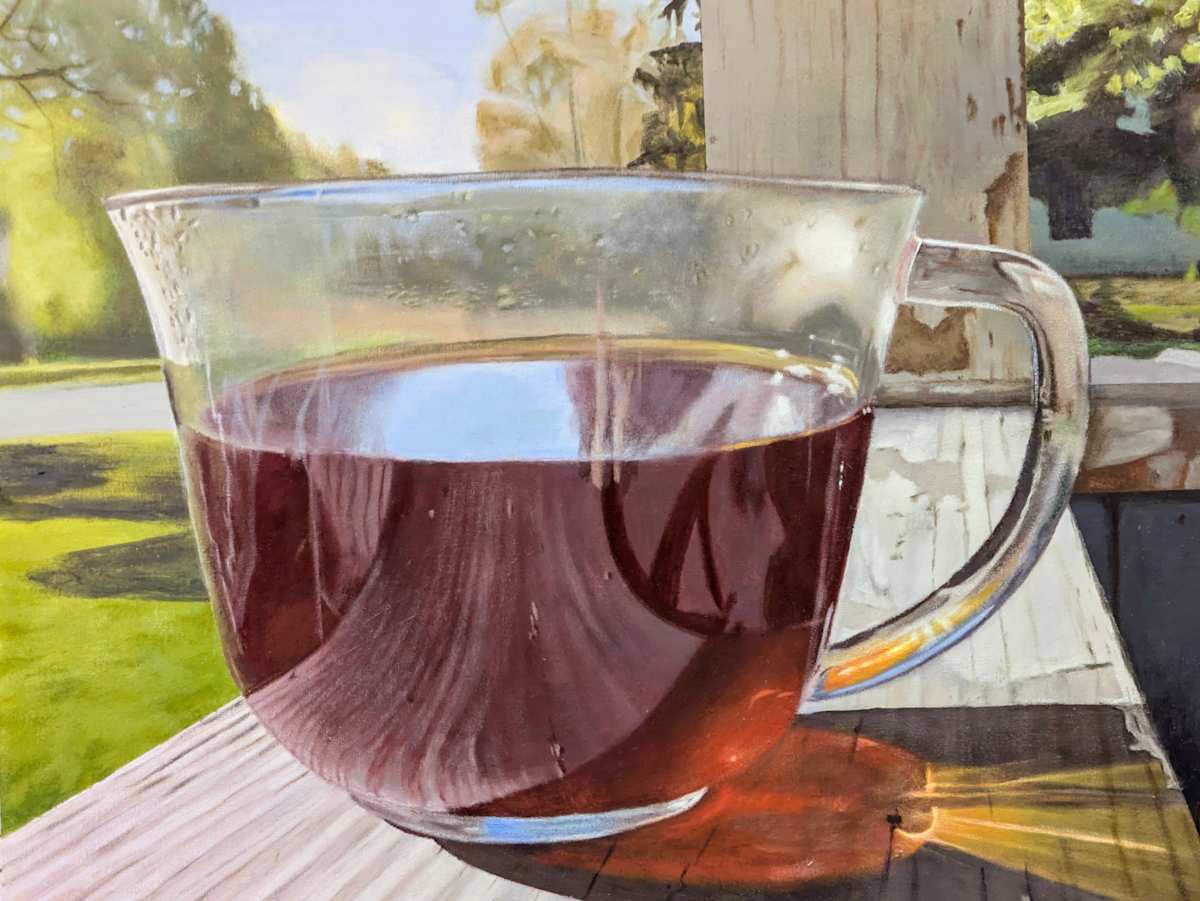 Morning Coffee on the Porch by David Andres 