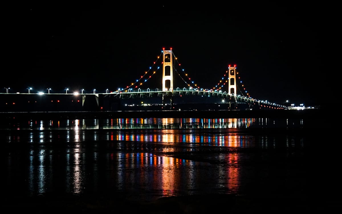 The Mighty Mac at Night by Derek Jinks 