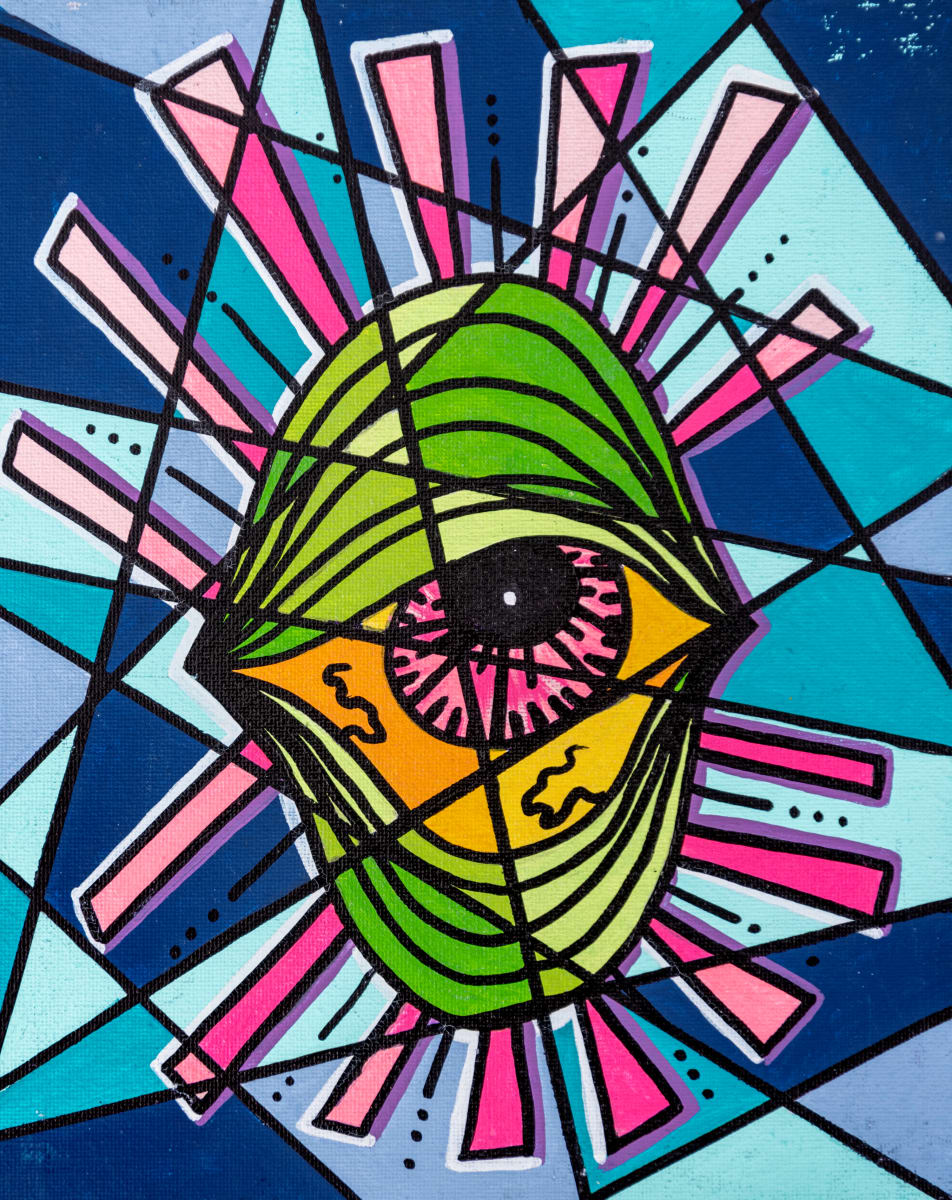 Stained Glass Eye by Alexis Bearinger 