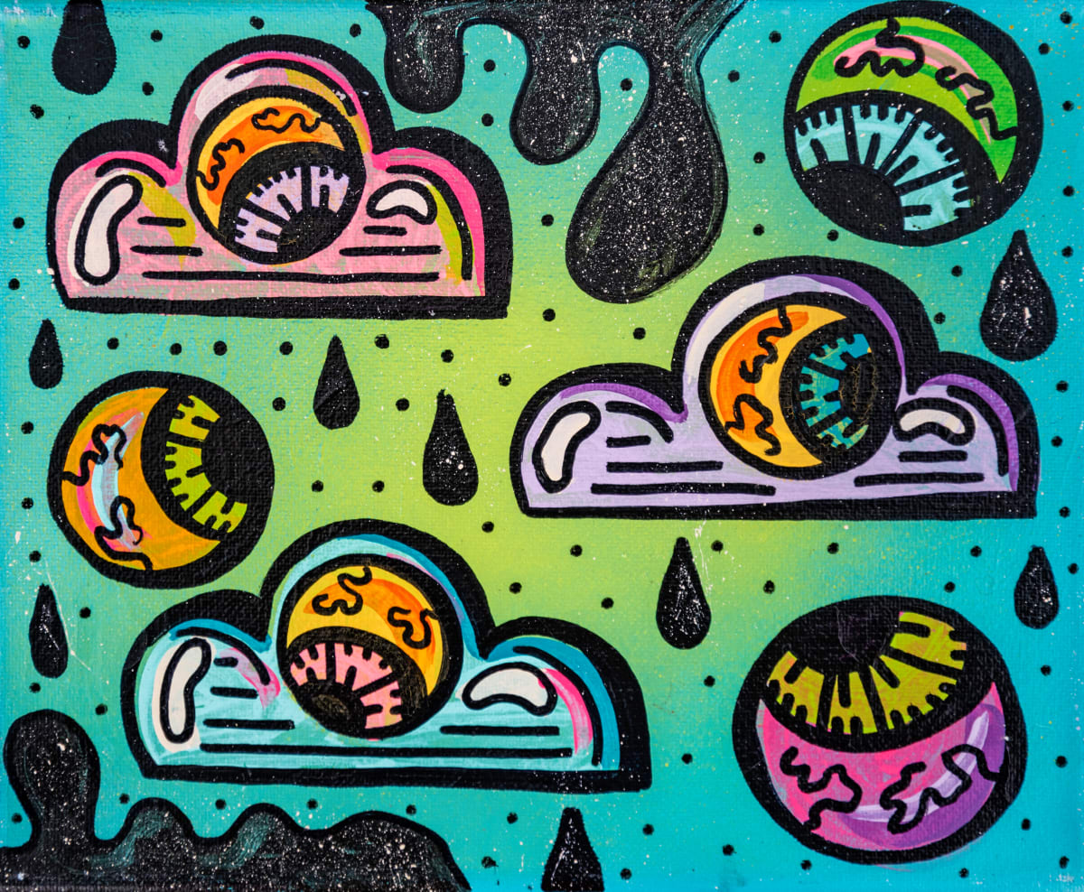 Psychedelic Rain by Alexis Bearinger 