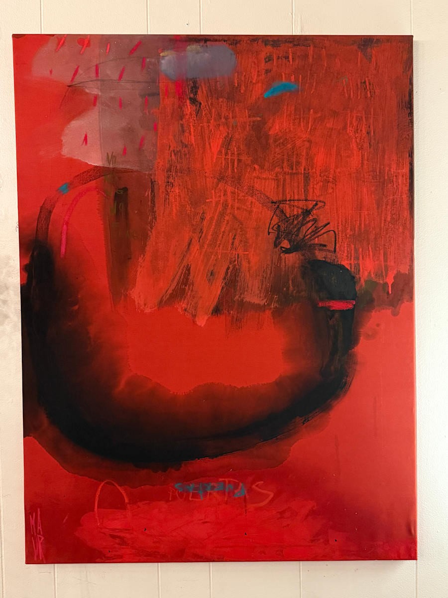 Untitled Red by Miguel Valdivia Ramos 