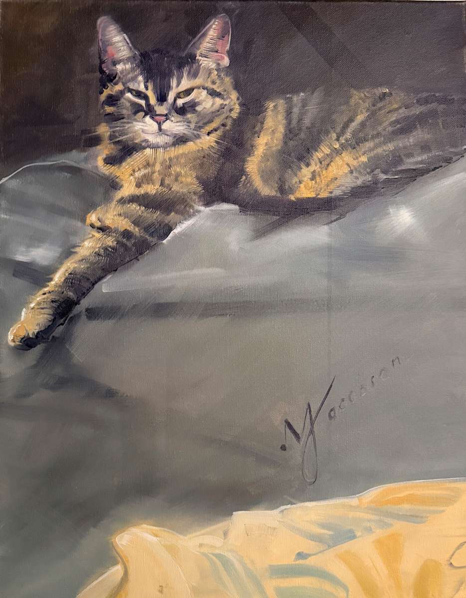Cat 16x20 by Matthew Jacobson, Image 1.