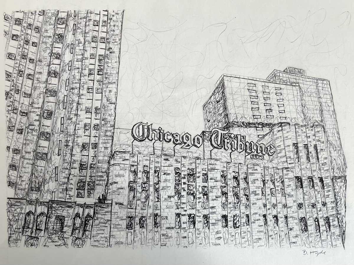 Chicago Tribune Building by Breanna Hyde, Image 1.