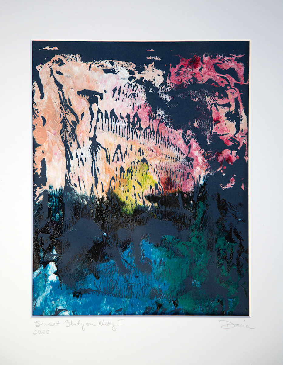 Sunset Study on Navy I by Dacia Livingston Parker, Image 3.