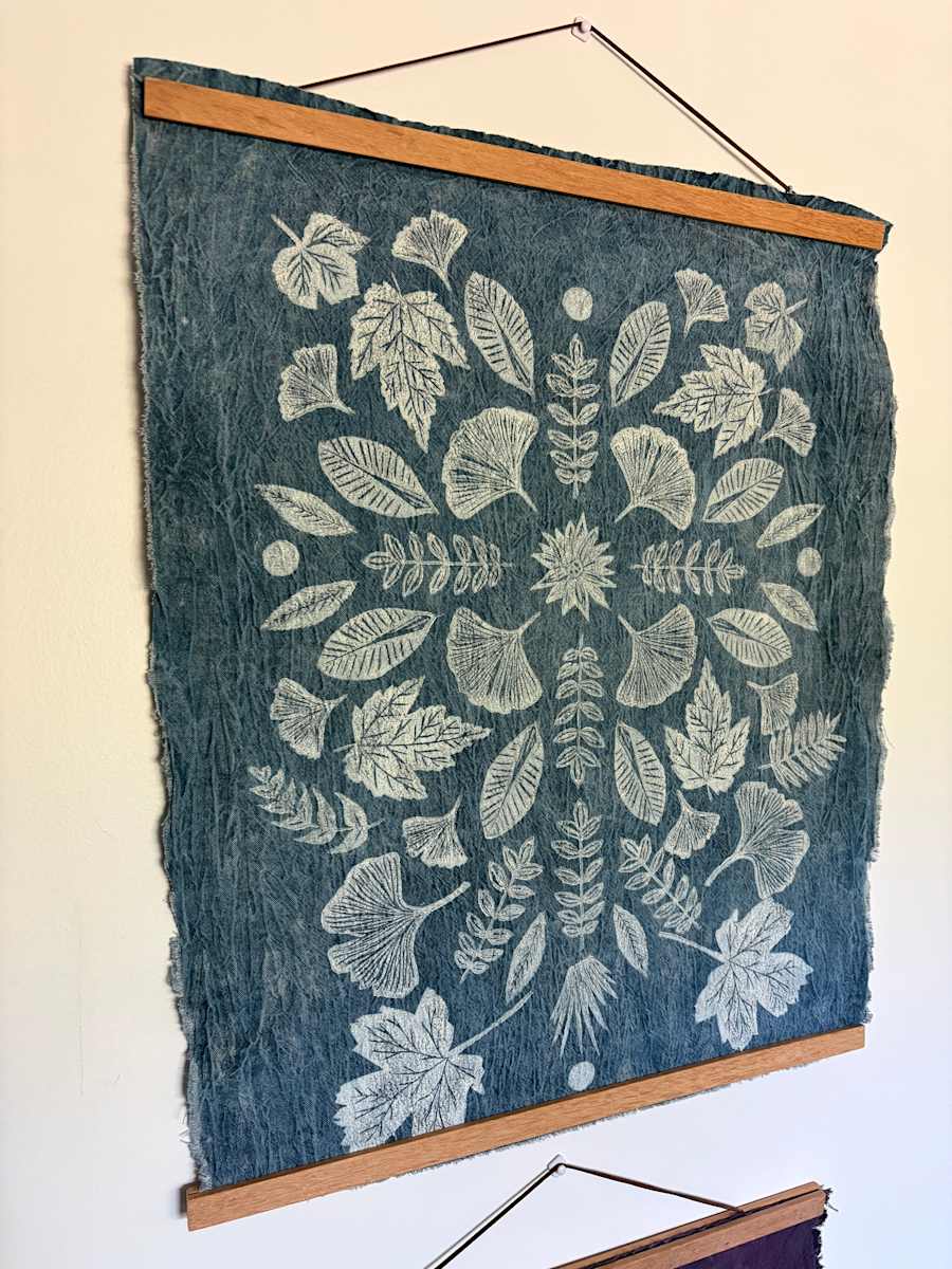 Indigo Leaves by Kait Harris, Image 1.