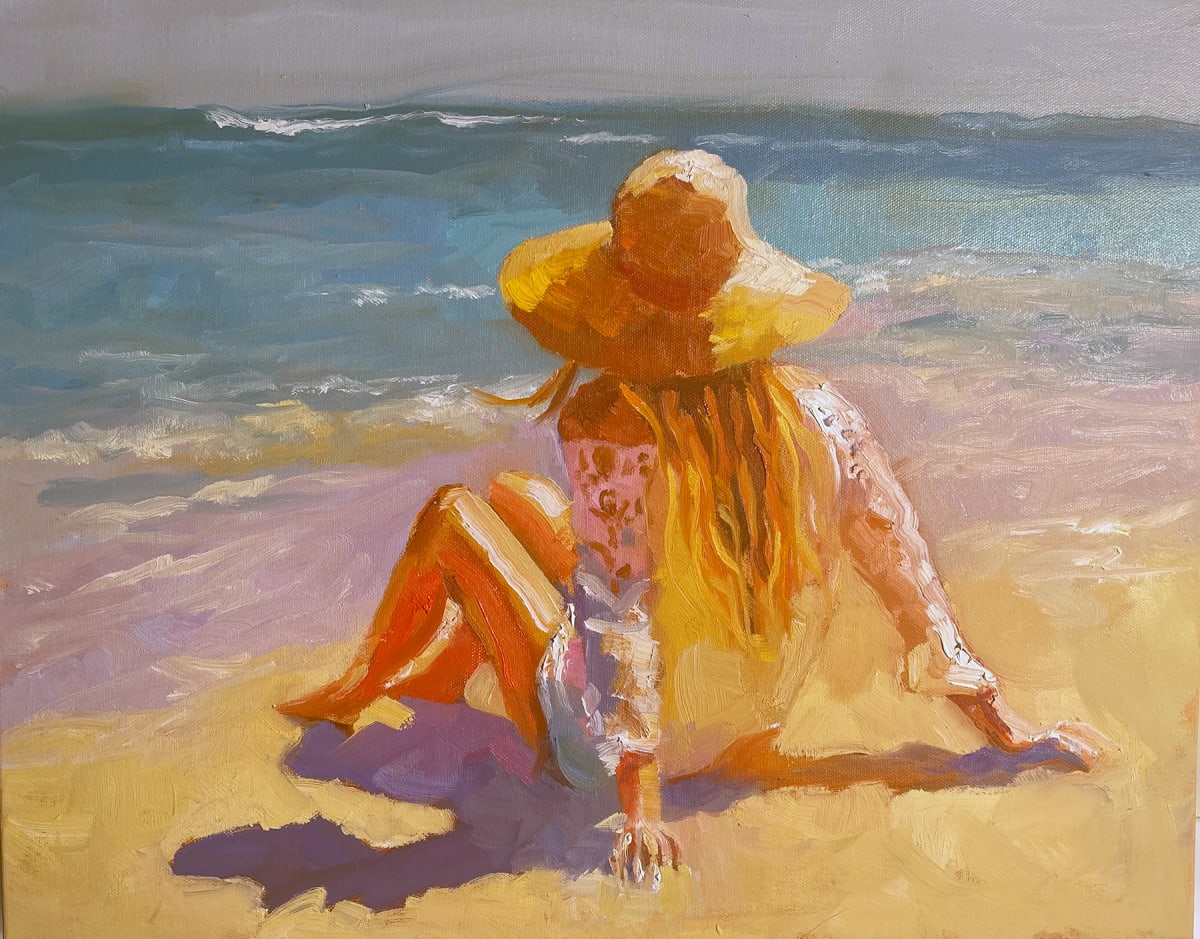 "Bathing in the Sun" by Mike Hoyt, Image 1.