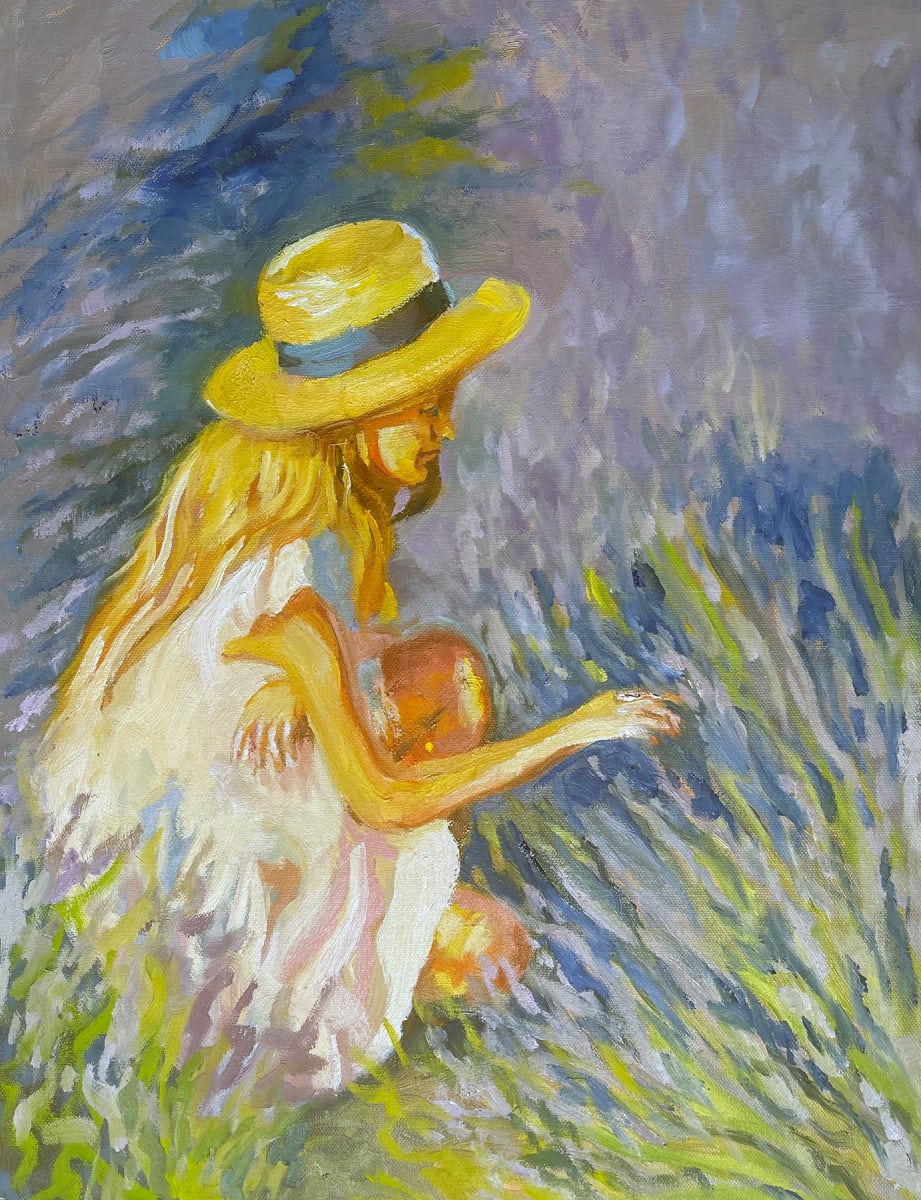 "Girl in Provence" by Mike Hoyt 