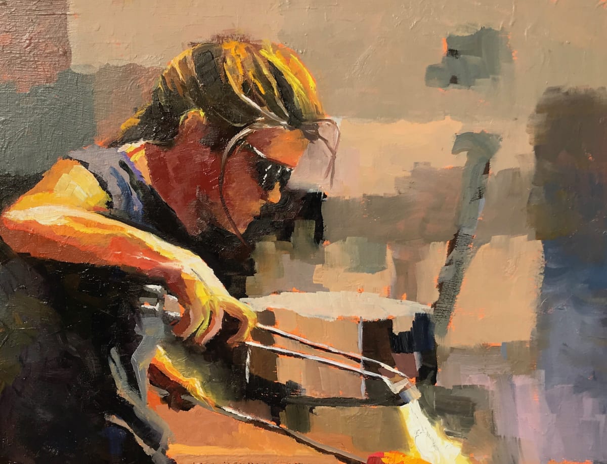 Shidoni Glass Blower 