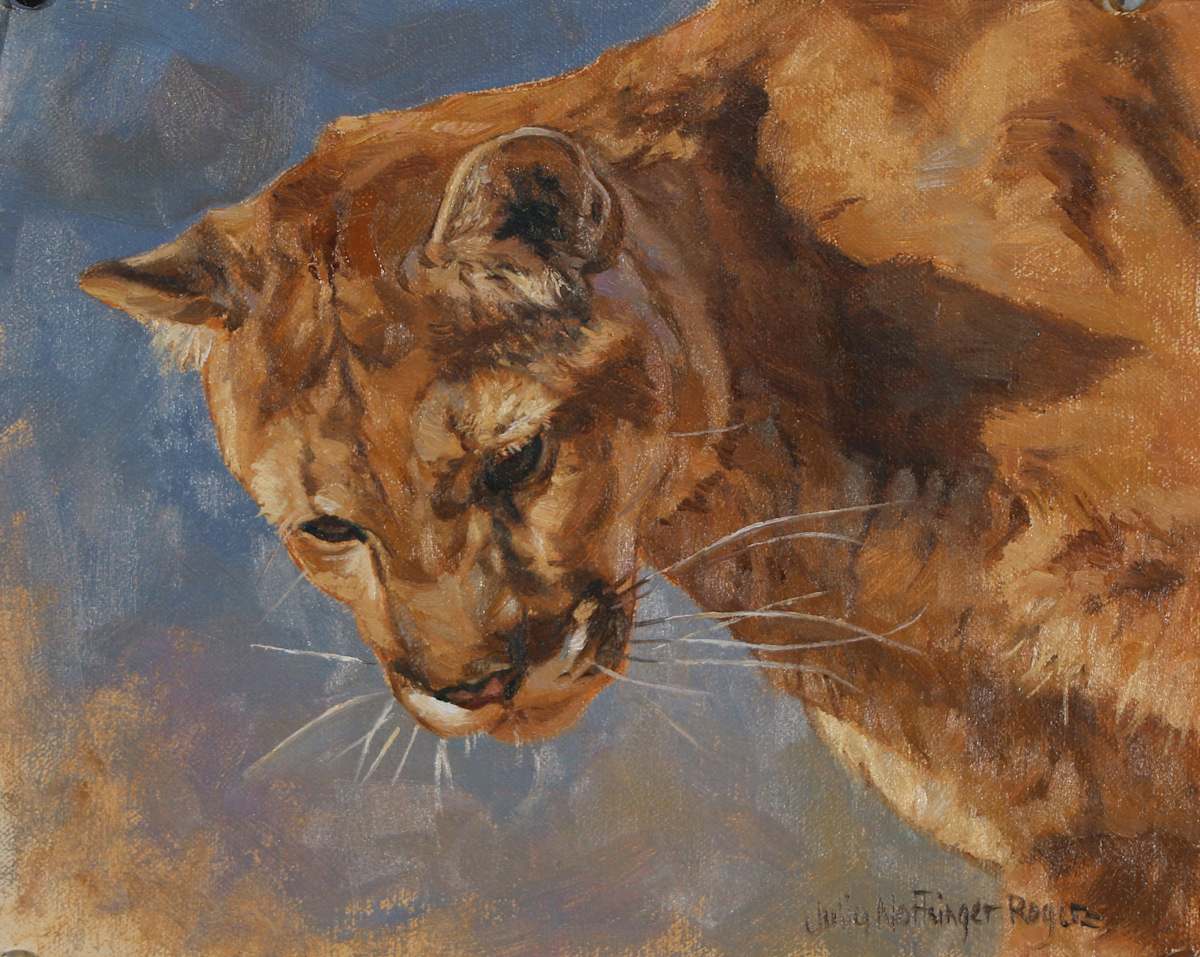 Cougar Study by Julia Rogers, Image 1.