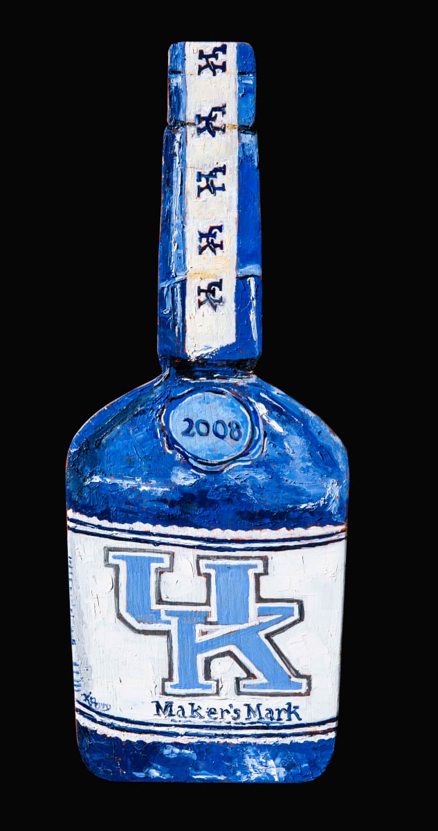 UK Maker's Mark Bottle Cut Out 