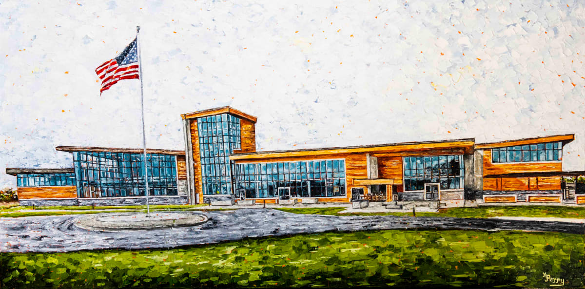 Bardstown Bourbon Building by Kim Perry 