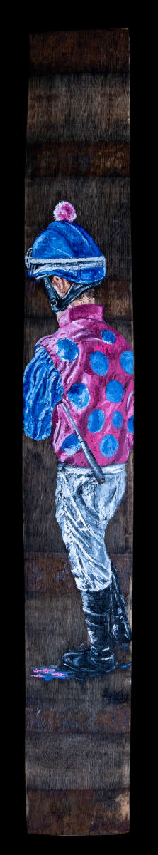 Jockey on Barrelstave #3 by Kim Perry 