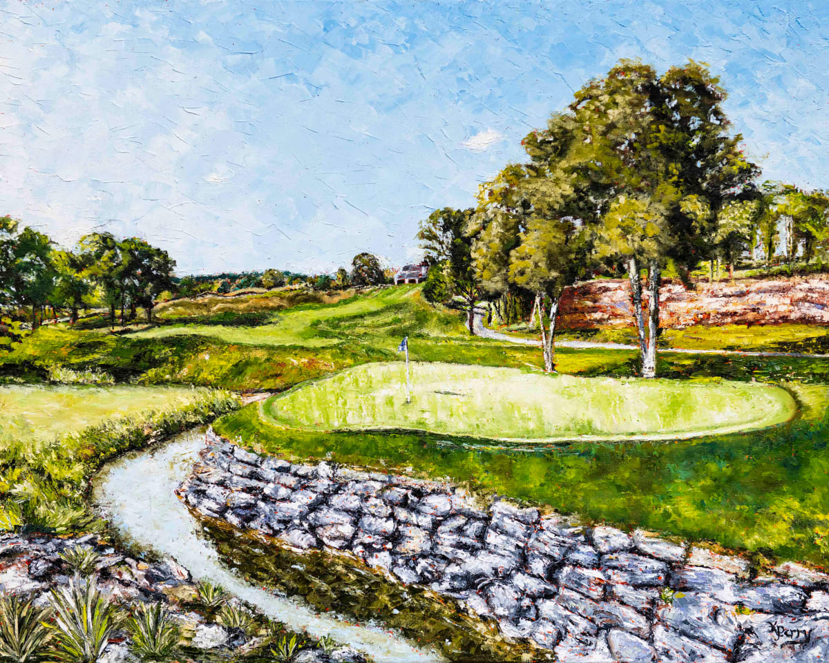 Valhalla Hole 13 by Kim Perry 