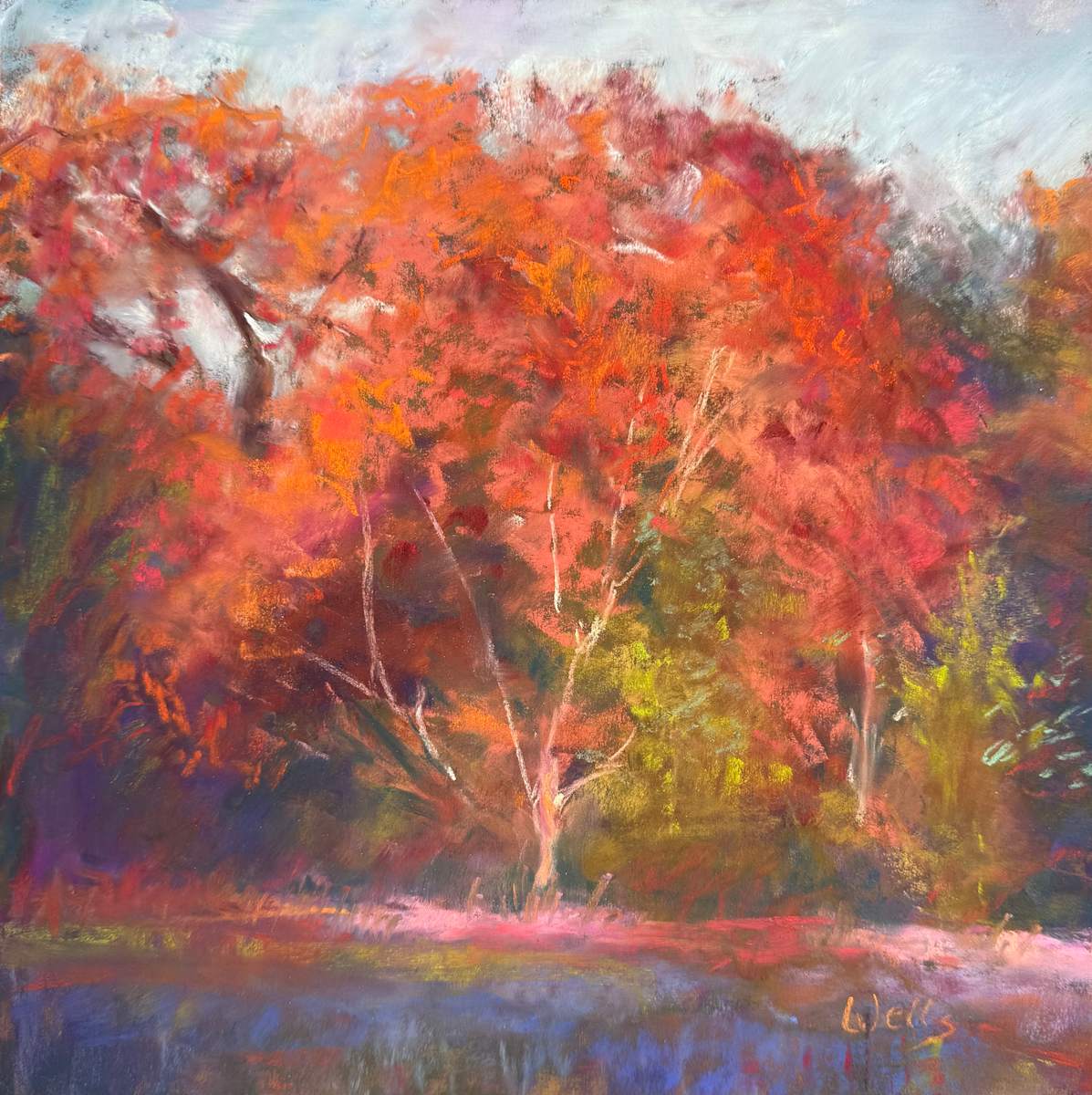 Fall Study by Linda C. Wells 