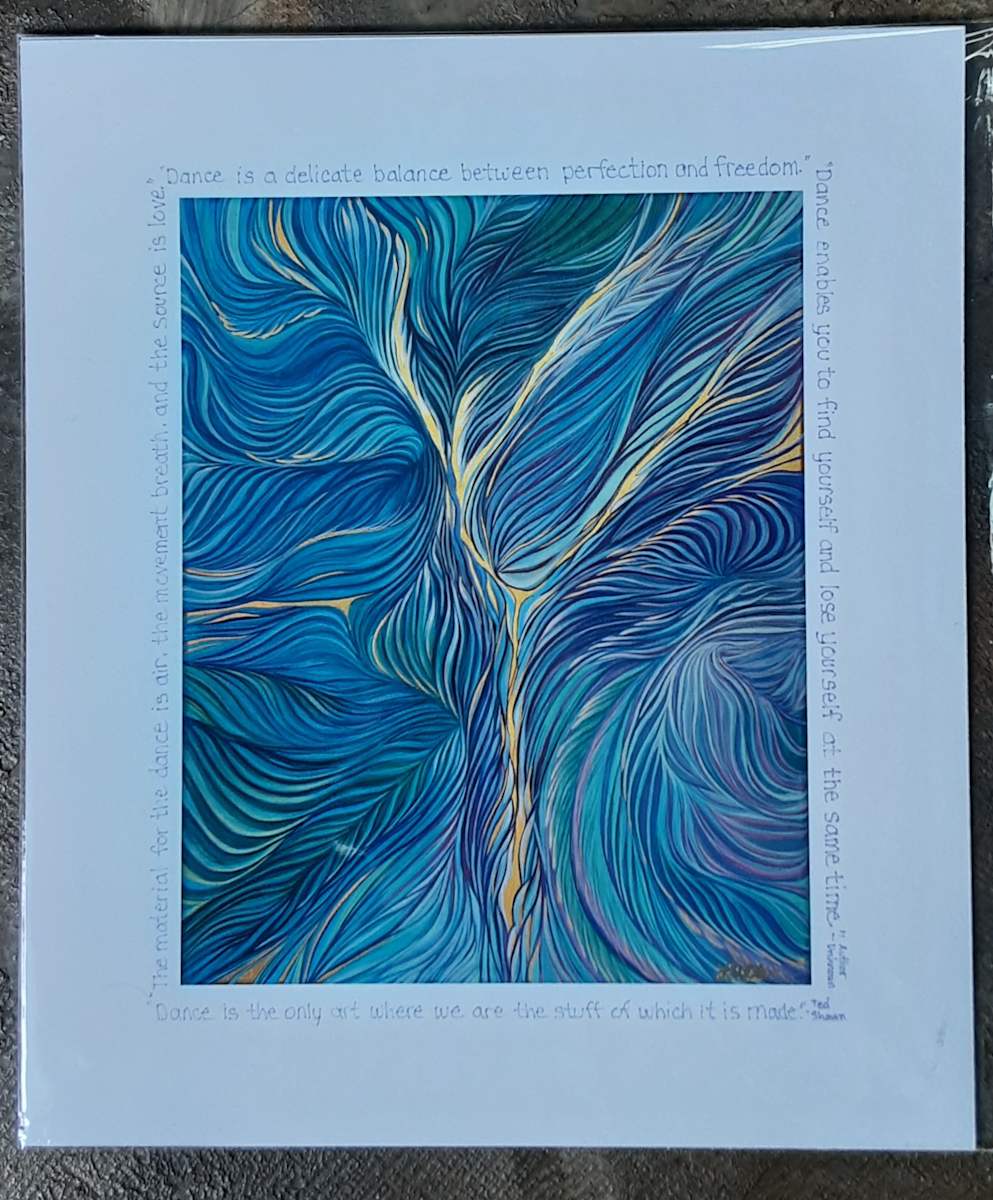 Hear the Dance (Dance is the only art...) #1 by L.A. Carroll Studio