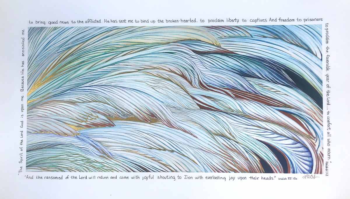 Angel of Ransom- (framed) by L.A. Carroll Studio 