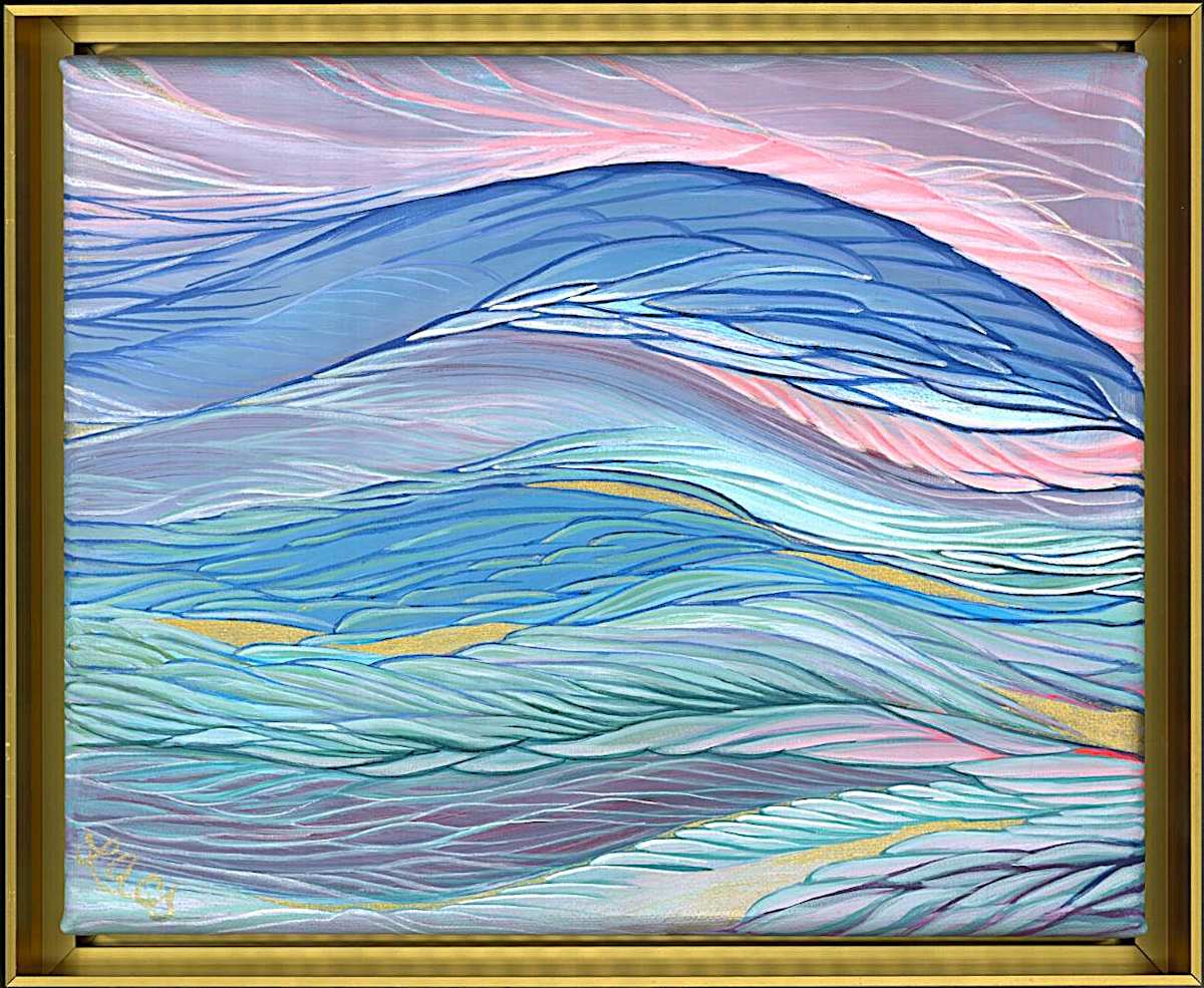 Open Heaven  (original-left panel) by L.A. Carroll Studio 