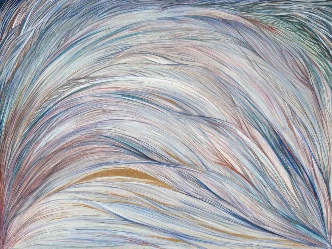 Meeting Place (metallic canvas) by L.A. Carroll Studio 