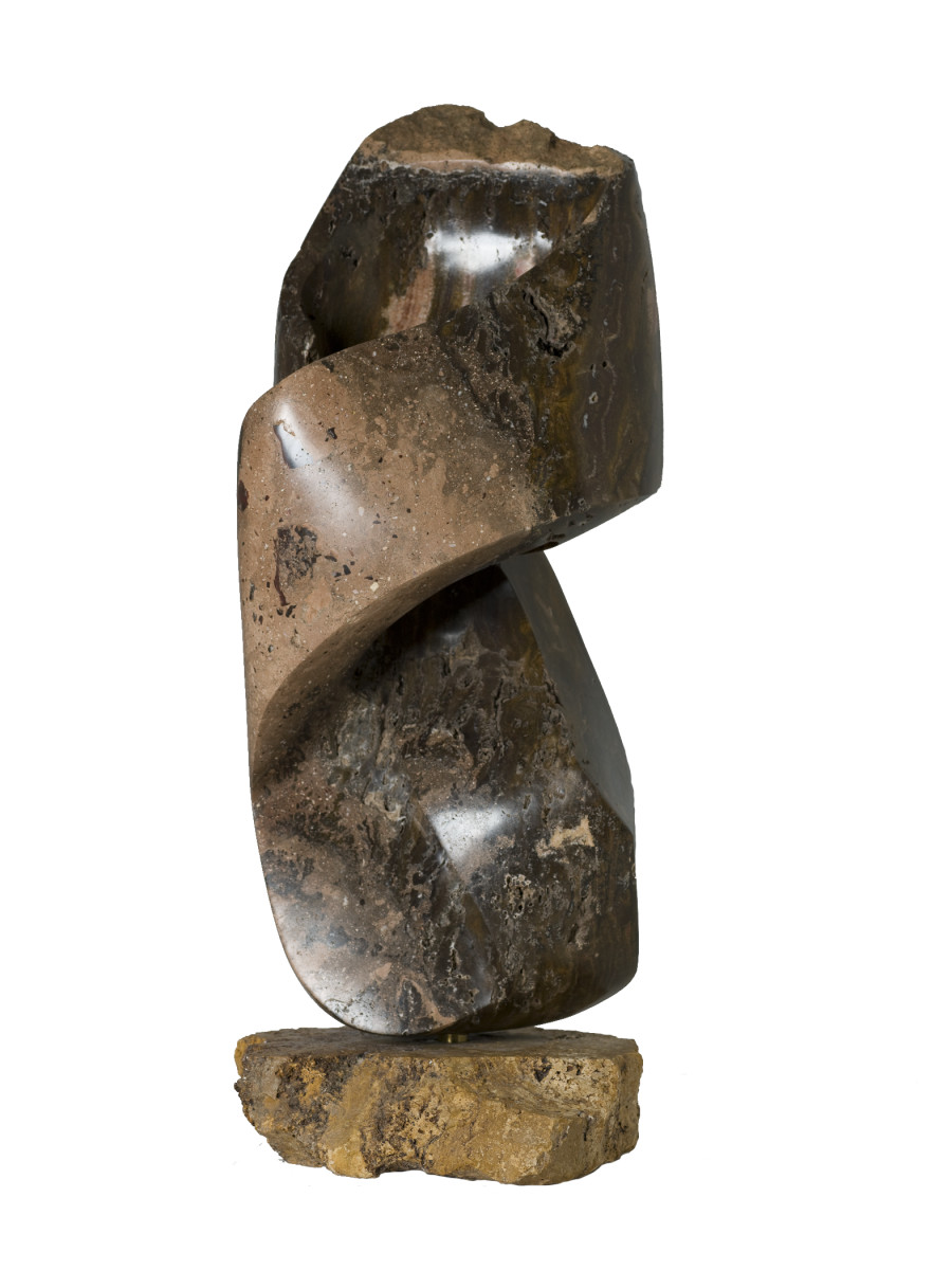 STONE SCULPTURE TWISTED UP by Robin Antar 