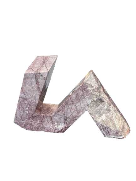 Purple Marble Figure by Robin Antar, Image 1.