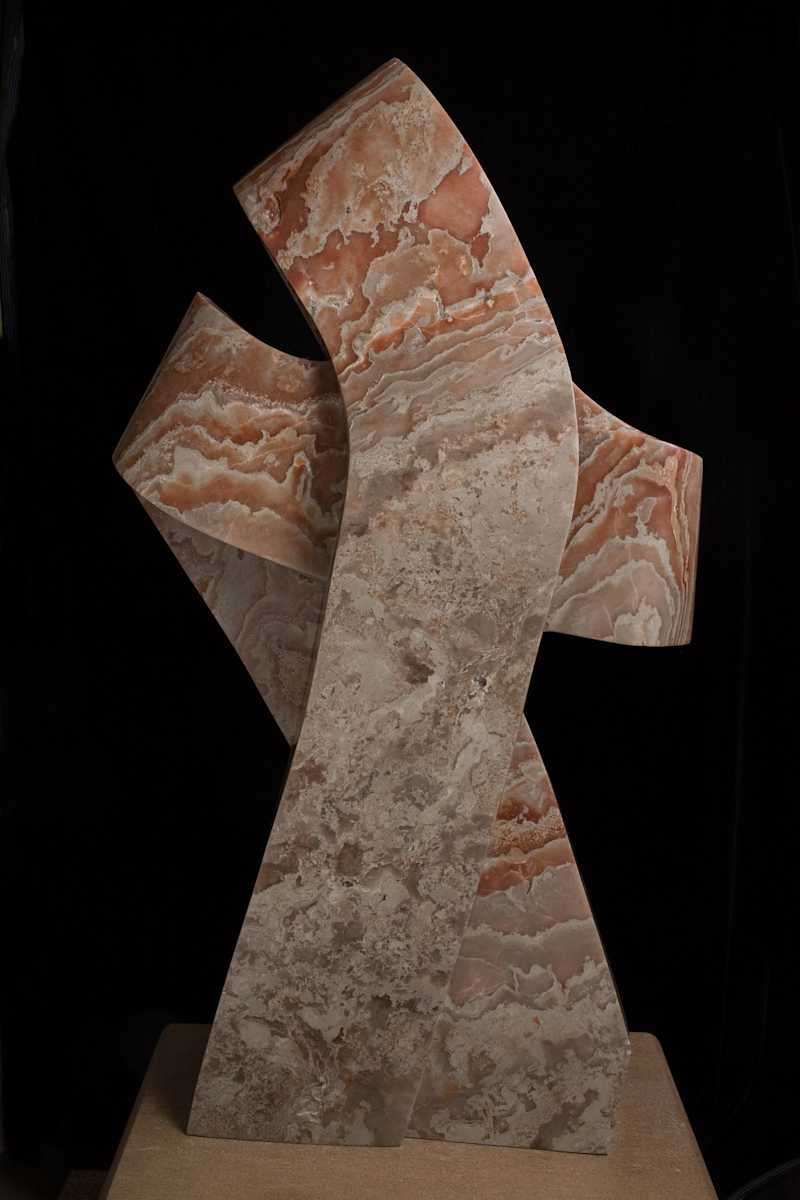 STONE SCULPTURE SINUOUS FIGURES by Robin Antar, Image 2.