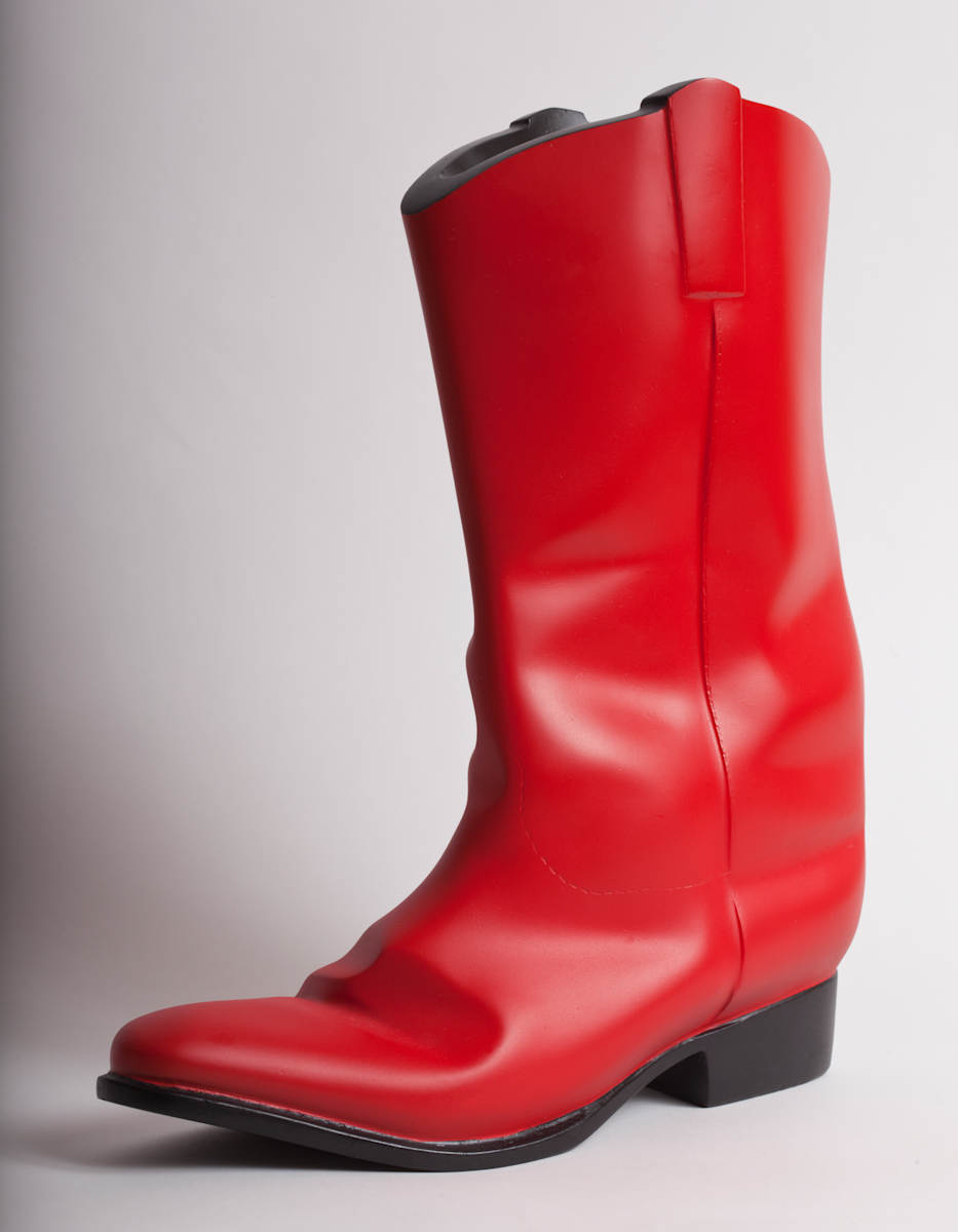 riding boot reproduction / red-  34/200 by Robin Antar 