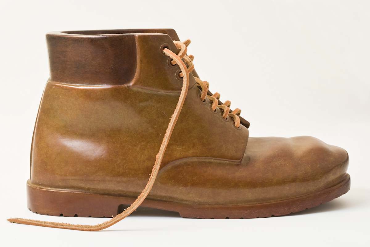 BRONZE WORK BOOT WITH RIVETS 3/12 by Robin Antar, Image 11.