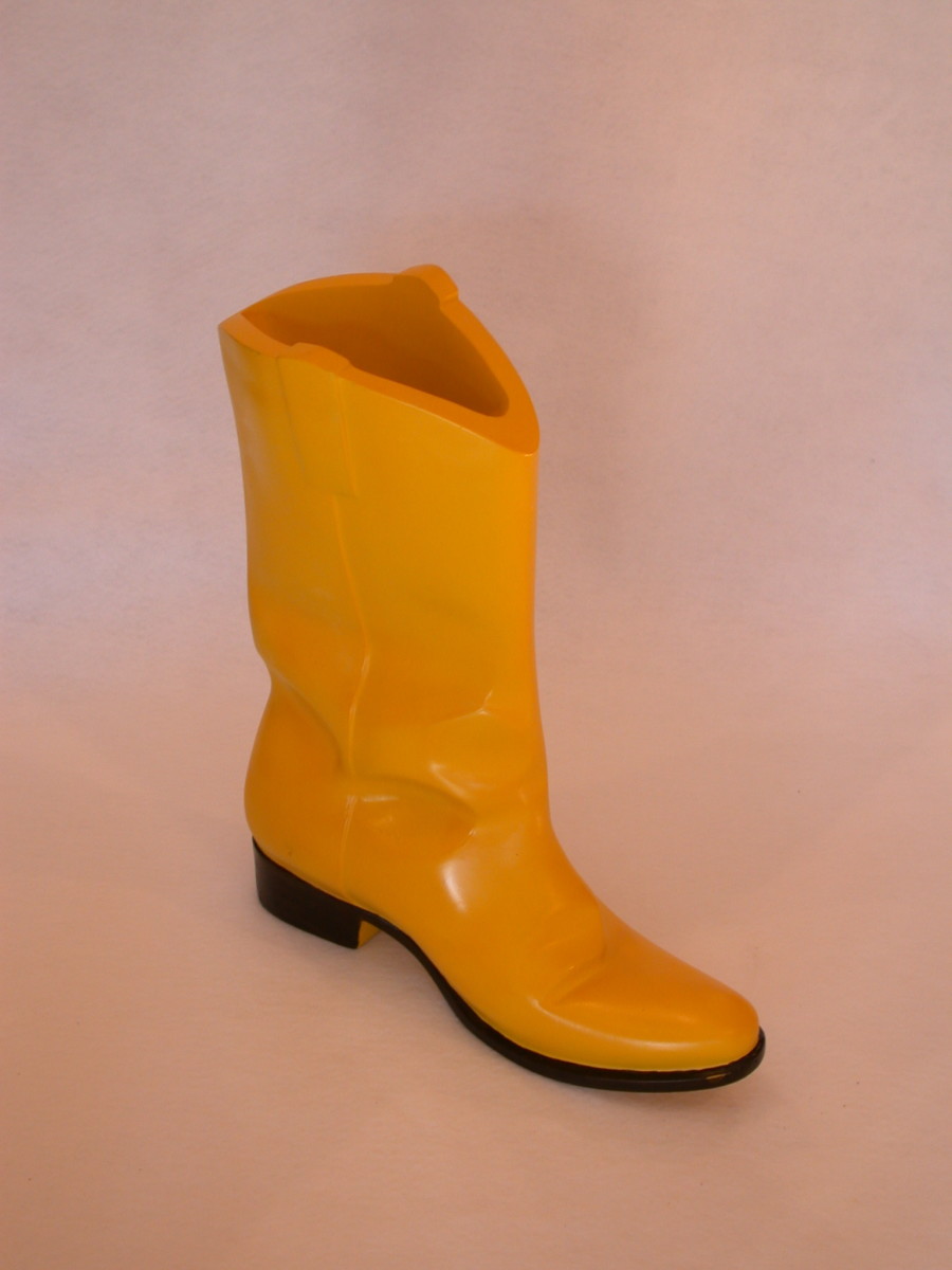 yellow riding boots