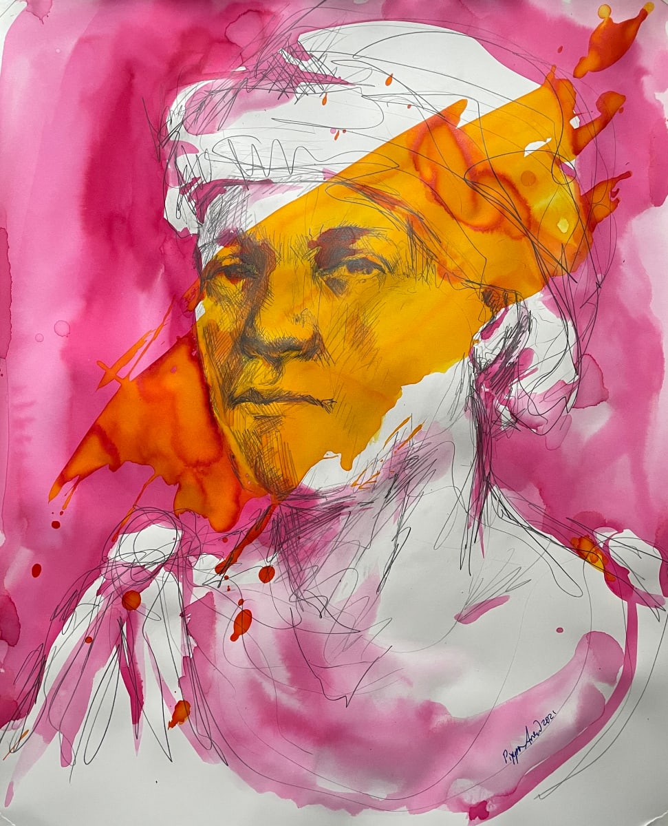 Yellow Gauze by Pippa Arend 
