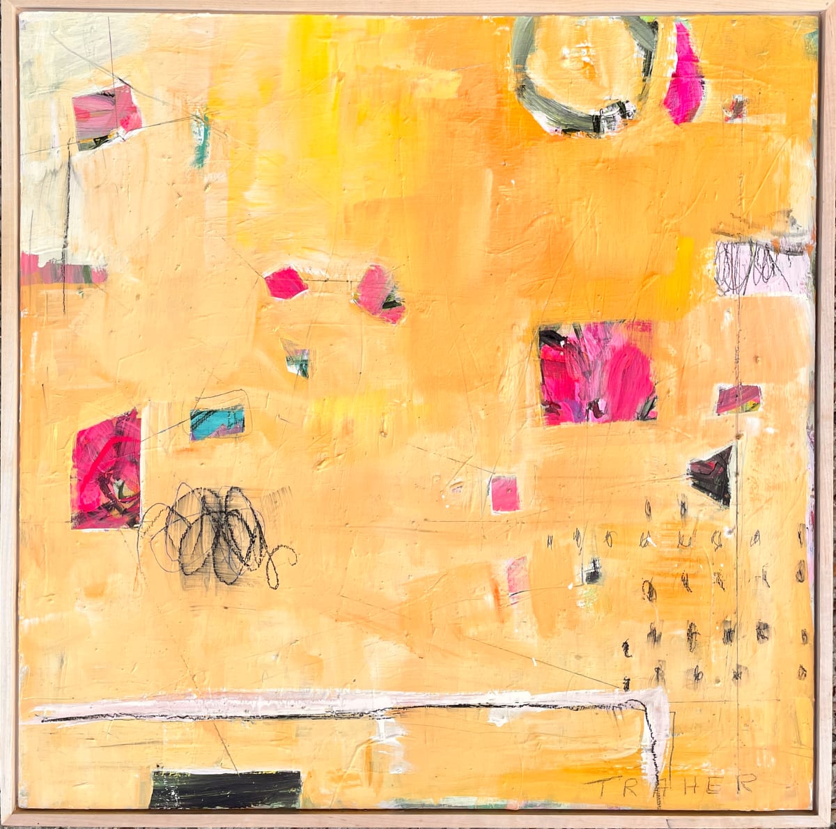 Always Standing In My Truth by Miriam Traher  Image: Art is a journey of discovery. As much about my art as it is about who I am. I am always amazed at how each piece teaches me a little bit more.  How to reach inside and discover who I am, what I want and truly like.  To Stand a little taller and stronger in my truth.