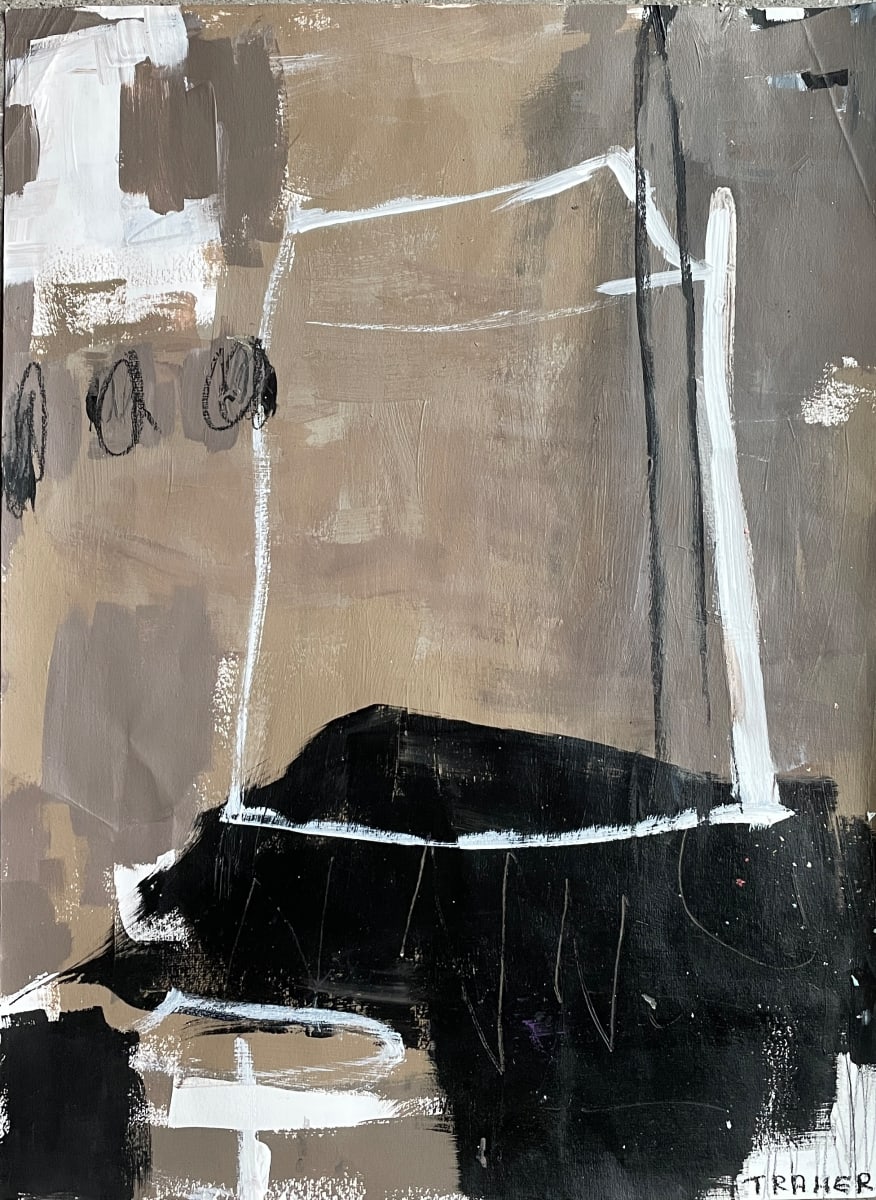 P2301 by Miriam Traher  Image: Works on paper,  spontaneous and free.  Where experimentation takes centre stage.  A place to be bold and fearless to play and explore.  It is a one-of-a-kind artwork sure to bring your personality, vision and unique voice to life in your space.