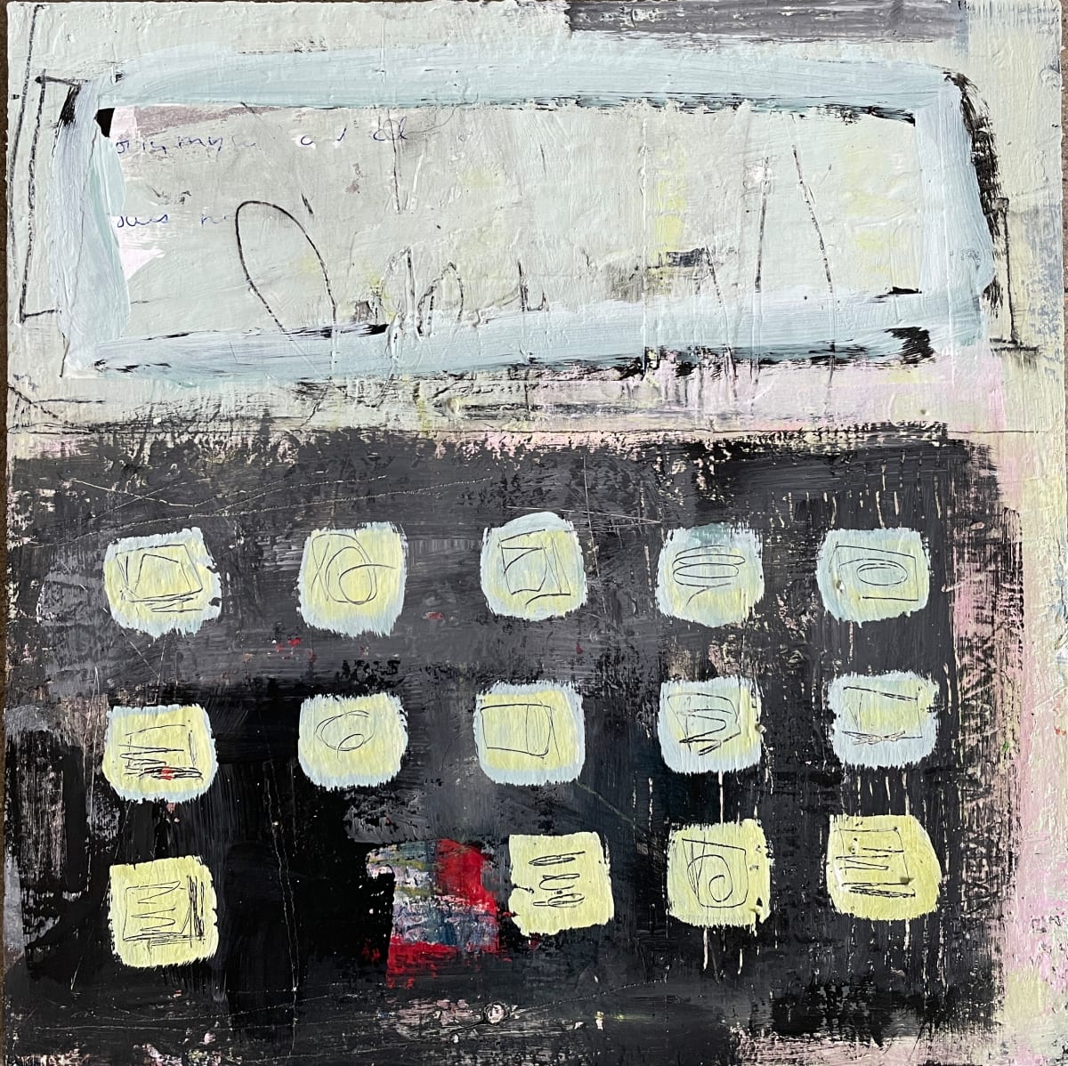 S2249 by Miriam Traher  Image: Have fun creating your own SQUARE FOOT gallery wall. All pieces are 12 "x12", excluding the frame and can be mixed and mingled to create your unique expression in your home. A grouped exhibition makes a visual architectural and sculptural work, dynamic and fluid as your tastes change. The size remains the same, and the frame remains the same, allowing you to start your collection. Build on it, rearrange and express your unique taste and style. They need to spice up a space, change the pieces, mix their order, buy a new one, and create a new wall of awesomeness. Created on birch rigid wood board and set in a 1.5" beautiful maple frame, Check back often for new and exciting additions. You can see the rest of the collection on my website