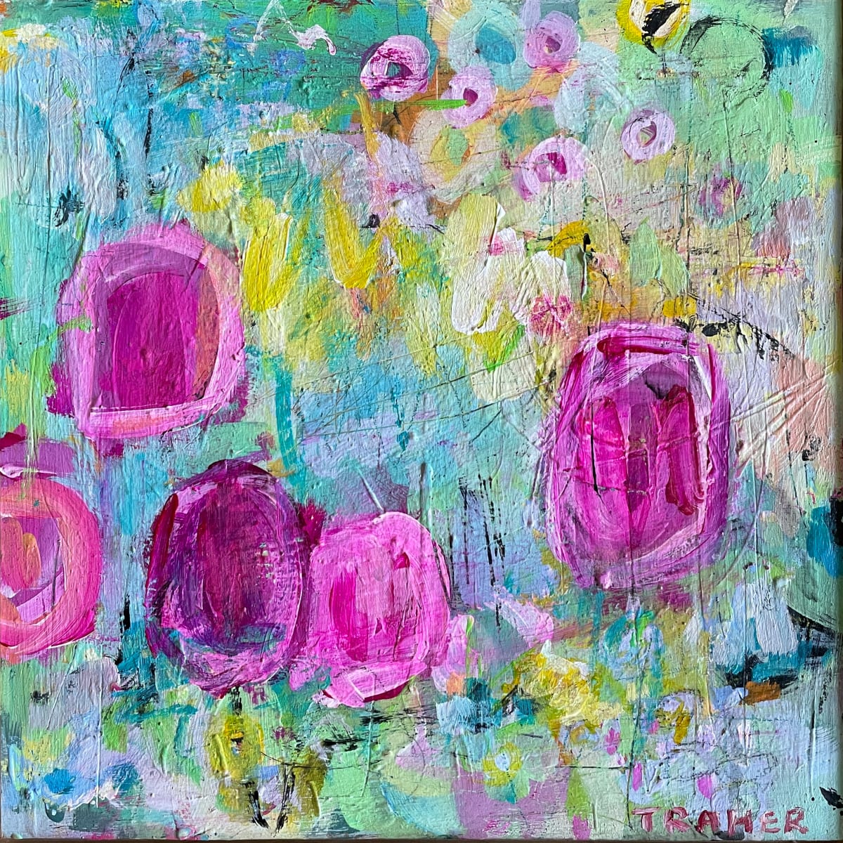 Meadowlands Park by Miriam Traher  Image: Flowers always bring a smile and memories of different places, times and places. The iris always brings memories of my sister, her glorious gardens and her love of beautiful places.  It will always bring her close to my heart.  Flowers are smiles.  