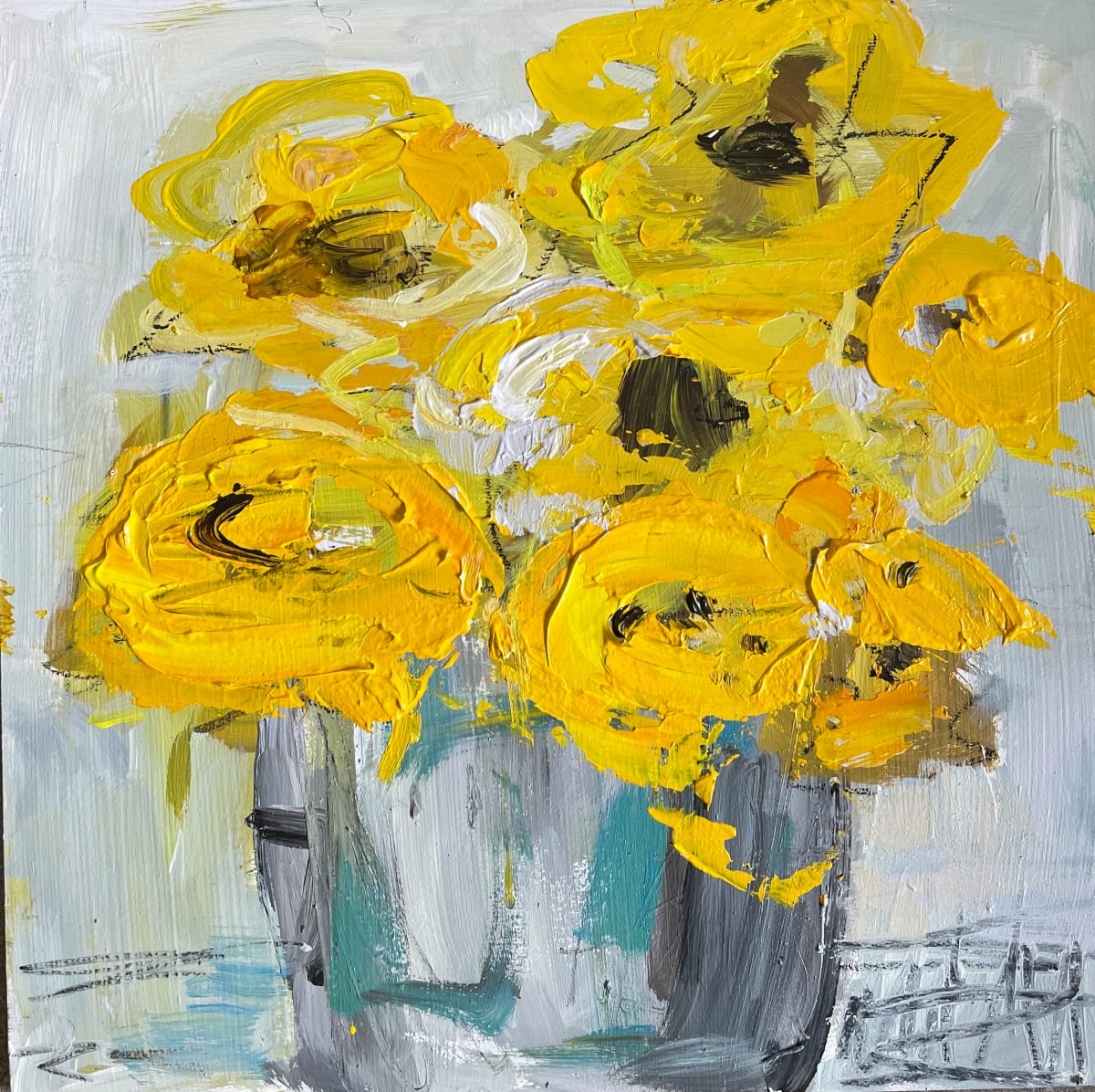 S2248 by Miriam Traher  Image: Have fun creating your own SQUARE FOOT gallery wall. All pieces are 12 "x12", excluding the frame and can be mixed and mingled to create your unique expression in your home. A grouped exhibition makes a visual architectural and sculptural work, dynamic and fluid as your tastes change. The size remains the same, and the frame remains the same, allowing you to start your collection. Build on it, rearrange and express your unique taste and style. They need to spice up a space, change the pieces, mix their order, buy a new one, and create a new wall of awesomeness. Created on birch rigid wood board and set in a 1.5" beautiful maple frame, Check back often for new and exciting additions. You can see the rest of the collection on my website