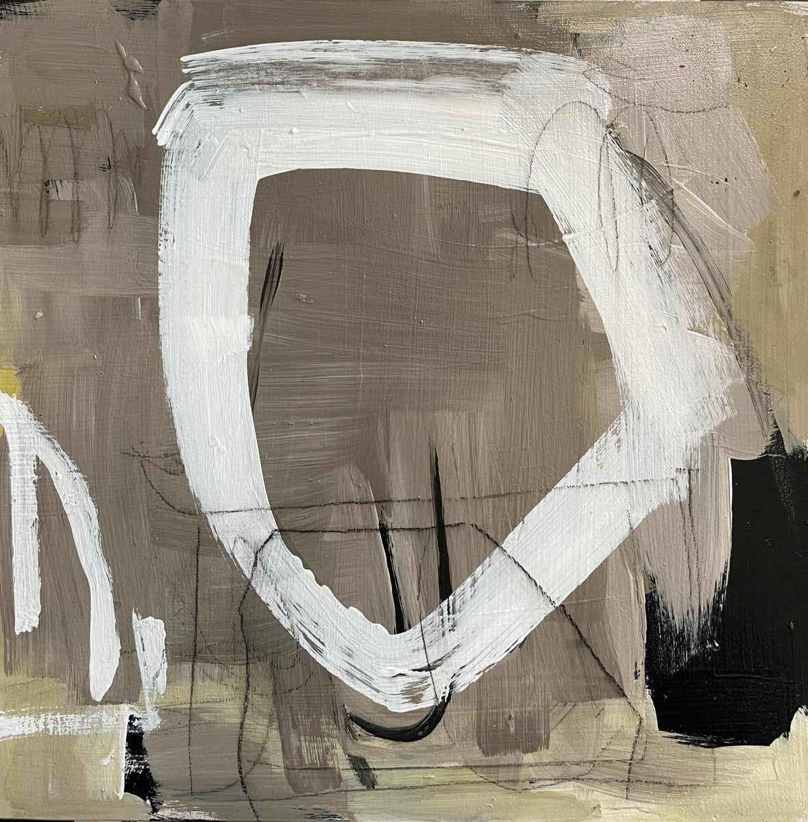 S2246 by Miriam Traher  Image: Have fun creating your own SQUARE FOOT gallery wall. All pieces are 12 "x12", excluding the frame and can be mixed and mingled to create your unique expression in your home. A grouped exhibition makes a visual architectural and sculptural work, dynamic and fluid as your tastes change. The size remains the same, and the frame remains the same, allowing you to start your collection. Build on it, rearrange and express your unique taste and style.  Need to spice up a space? Change the pieces, move them to a new location, mix their order, buy a new one, and create a new wall of awesomeness. Created on birch rigid wood board and set in a 1.5" beautiful maple frame, Check back often for new and exciting additions.