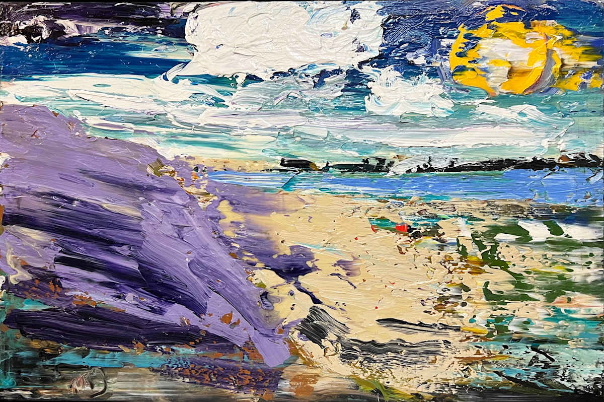 Sunlit Shore by Matt Petley-Jones 