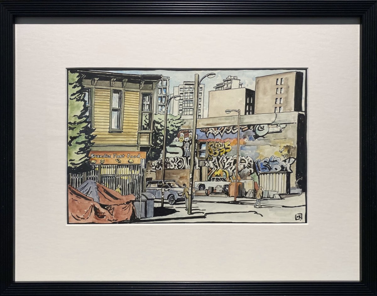 Graffiti and Tents in the Downtown Eastside by Michael Kluckner 