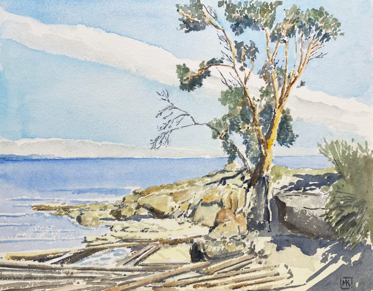 Arbutus Tree on Mayne Island by Michael Kluckner 