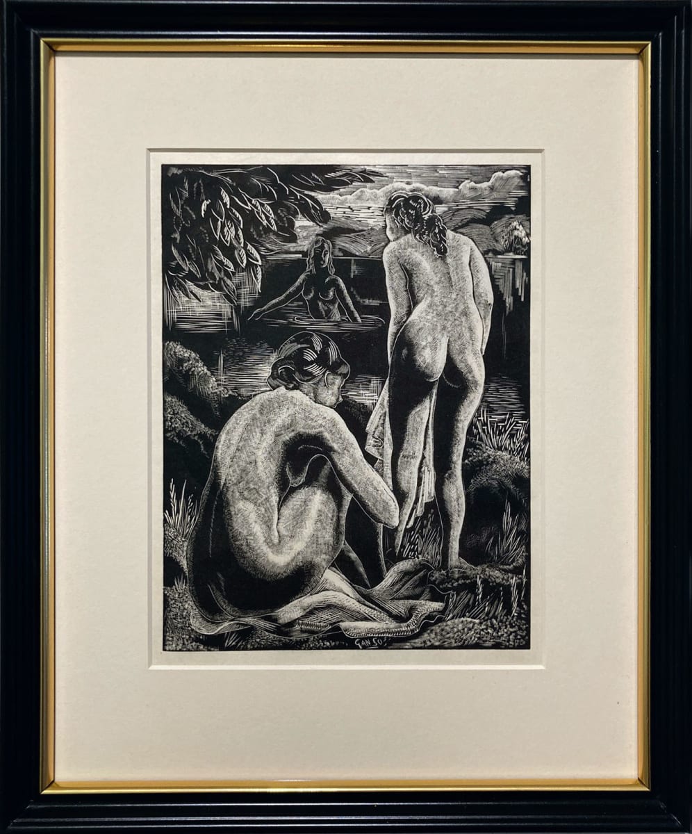 Bathers by Emil Ganso (1895-1941) 